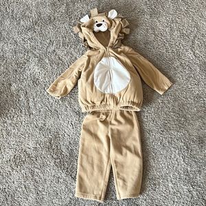 🦁 Toddler fleece lion costume